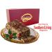Genuine Texas Pecan Cake Gift Box - Perfect Dessert for Kona Hawaiian Coffee - 1.5 Lb Cake for Christmas, Birthday, Anniversary - All Occasions - Buy Online on SooperMarket.com