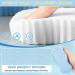 Super Soft Exfoliating Bath Sponge 3Pcs Set - Gentle Dead Skin Remover for Adults, Children, and Pregnant Women - Buy Online on SooperMarket.com