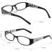 JM 3 Pack Women's Reading Glasses - Vintage Rectangular Readers +1.5 Diopters - Spring Hinge - Mixed Colors - Buy Online on SooperMarket.com