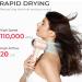 TYMO Ionic Hair Dryer - Fast Drying Low Noise Lightweight Professional Blow Dryer with 300M Negative Ions Perfect for Women - Gold Blush - Buy Online on SooperMarket.com