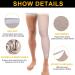 GP GIORO PARTNER XX-Large Black/Skin Long Leg Compression Sleeves - 2 Pairs for Running, Basketball, Hiking & Cycling - Buy Online on SooperMarket.com