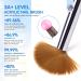 Saviland Acrylic Nail Brush Set - High Quality Synthetic Bristles with Blue Mermaid Princess Handle, 7 Sizes for Acrylic System Application - Size 4# to 16# - Blue 01 - Buy Online on SooperMarket.com