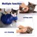 Weewooday Cat Grooming Washer Mesh Bag - 2 Pack Breathable Adjustable Muzzles for Bathing, Nail Trimming, and Feeding - Scratch-Resistant Restraint Bag in Blue - Buy Online on SooperMarket.com