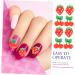 FRCOLOR 180 Pcs Nail Fruits Decoration Cute Lip Gloss Tool Nail Decoration Fruit Slices Cherry Fruit Flatback Lip Gloss Kit to Nail Art Charms Hair Red Resin Nail Supplies Strawberry 3d - Buy Online on SooperMarket.com