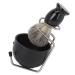 Men's Beard Shaving Set | Brush Foam Bowl & Stand | Premium Beard Care for Barbershop Hotel & Home - Buy Online on SooperMarket.com