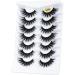 False Eyelashes 7 Pairs 6D Artificial Eyelashes Set Reusable Natural Eyelashes (G886)
