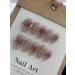 Manual phototherapy wearing nail pattern Sweetheart powder blusher love hand-painted nail pattern nail paste wearing nail (Color : A Size : M) - Buy Online on SooperMarket.com