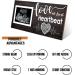 Yudarte New Mom Gifts: Love at First Heartbeat Sonogram Photo Frame - Baby Nursery Decor for First Time Parents - Buy Online on SooperMarket.com