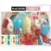 NAILDOKI Nail Stickers 8 Sheets x 14 Pieces - Self-Adhesive Gel Nail Wraps for Women & Girls | Nail Polish Strips & Art Decals C3-20 - Buy Online on SooperMarket.com