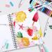 Ohuhu Marker Pads Art Sketchbook 7.6x10 - 120LB/200GSM Heavy Smooth Drawing Papers - 60 Sheets Spiral Bound Sketch Book for Alcohol Markers - Christmas Gift - Buy Online on SooperMarket.com