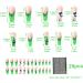 Halloween Press on Nails Halloween Press on Nails Medium Horror Ghost and Skull Halloween Fake Nails 24PCS Coffin French Tip False Nails with Gel Glue - Buy Online on SooperMarket.com
