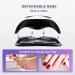 UV LED Nail Lamp 120W - Fast Curing Gel Light with Auto Sensor & 4 Timer LCD Display for Professional Nail Care at Home - Buy Online on SooperMarket.com