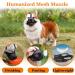 Adjustable Breathable Mesh Dog Muzzle - Grey S | Comfortable & Secure Muzzle for Dogs - Buy Online on SooperMarket.com