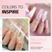 COSCELIA Acrylic Powder for Nails - 8g Transparent for 3D Nail Extensions | No Lamp Needed | Shop Internationally - Buy Online on SooperMarket.com