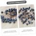 HOMSFOU 100pcs Simulation Blueberry Decoration Artificial Plants Flowers Artificial Berry Stem Embellishments for Crafting Fake Berry with Stem Fake Berry Twig Foam Christmas Small Fruit - Buy Online on SooperMarket.com