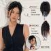 PORSMEER Claw Clip Ponytail Hair Extension - Dark Brown 10 Inch - Buy Online on SooperMarket.com