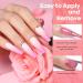 Modelones 24 Pcs Gel Nail Polish Kit - Hot Pink & Glitter Soak Off Gel Set with GlossyMatte Top & Base Coat | Perfect Nail Art Gifts - Buy Online on SooperMarket.com