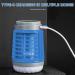 Electric Mosquito Killer Lamp Mosquito Zapper Mosquito Lamp Electric Fly Killer Mosquito Trap Illumination Waterproof Portable(Color:Blue) - Buy Online on SooperMarket.com