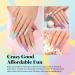 Beetles Candy Land Gel Nail Polish Kit with Light - Pastel Colors Set | UV LED Lamp, Base & Top Coat for DIY Home Manicure - Buy Online on SooperMarket.com