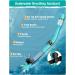 Seovediary Snorkel Set for Adults | Anti-Fog Panoramic Swim Mask & Dry Top Snorkel Kit | Green & Transparent | Perfect for Snorkeling & Scuba Diving - Buy Online on SooperMarket.com