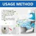 Toilet Active Oxygen Agent Toilet Cleaner Foam Powder As Seen Multifunction Powerful Pipe Dredging Agent Suitable for Cleaning Toilet Drains No Peculiar Smell - Buy Online on SooperMarket.com