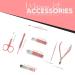 Kichly Manicure Set for Women - 18-Part Nail Clippers & Pedicure Tools in Rose Gold Travel Case - Buy Online on SooperMarket.com
