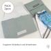 Mimuselina 2 Pack: Foldable Baby Changing Pad & Water-Repellent Diaper Bag - Portable Dirt-Repellent Waffle Mint - Buy Online on SooperMarket.com