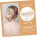ABOOFAN Decor Hair Accessories Hair Clips Hair Barrettes Wedding Elegant Headdress Wedding Party Headdress Wedding Pearl Hair Pin Hair Side Comb Wedding Hair Pin Hair Comb Prom Bride Metal - Buy Online on SooperMarket.com