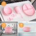 Baby Feeding Set - Silicone Bib, Suction Divided Bowl, Spoon & Fork - Toddler Utensils - Pink (6 Months) | Baby Led Weaning Supplies - Buy Online on SooperMarket.com