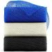 TPPIG 3 Pieces Bath Sponge Net African Long Net Exfoliating Body Scrubber Scrubber Skin Smoother