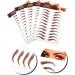 Mikinona 5 Sheets Eyebrow Stickers Simulation Eyebrow Peel off Eyebrow Sticker Fake Eyebrows Makeup Eyebrow - Buy Online on SooperMarket.com