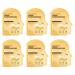 Soo'AE Charming Gold Color Change Clay Mask 6 Count Kaolin Mud Mask for Glowing Clarifying and Nourishing Skin - Kaolin Gold and Cauliflower Extract - Cruelty-Free PETA Approved - Made in Korea 0.35 Ounce (Pack of 6) 2.1