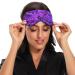 Haskirky Light Blocking Eye Mask for Adults - Adjustable & Comfortable for Travel, Yoga, Meditation - Spring Lilac Purple - Buy Online on SooperMarket.com