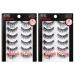 Ardell False Eyelashes Wispies Black 2 pack (6 pairs per pack)