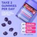 MAREE Magnesium Gummies for Calm & Relaxation | Vitamin D3 K2 B6 Complex | Immune Support | 60 Raspberry Gummy Gems - Buy Online on SooperMarket.com