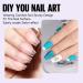 Shop Tomicca 8-in-1 Nail Tips & Glue Gel Kit | 240 PCS Soft Gel Full Cover Extensions with UV Lamp - Perfect Ballerina Shape - Buy Online on SooperMarket.com
