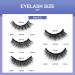 Kaluofan Reusable Self Adhesive False Eyelashes - 5 Pairs | No Glue Needed | Natural Look & Waterproof | Easy to Apply - Buy Online on SooperMarket.com
