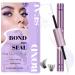 Bond and Seal 10ml Bond and Seal Lash Glue House of Lash Clusters Bond and Seal Long Lasting Lash Bond and Seal Waterproof Strong Hold 72 Hours for DIY Lash Extensions(White Bond+Seal 10ML)