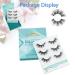 Goo Goo 16mm Siberian 3D Mink Eyelashes 3 Pairs Set - Handmade Crossed Cluster Daily Style - Buy Online on SooperMarket.com