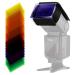Neewer Universal Photography Speedlite Flash 1.85" x 3.03"/47 x 77 mm 35PCS Square Full Color Balance Gel Filter Kit with Magic Strap for Canon Nikon Sony Pentax Olympus and Other Flashes