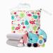 Waterproof Wet Bag Set - 4 Pieces Reusable Washable Wet Dry Bags for Travel, Beach, Swimwear, Diapers - Hawaii Design - 12 x 14 Inch - Buy Online on SooperMarket.com