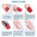 LOUINSTIC Quick Gel Polish Remover Kit - 3-5 Minute Nail Polish Removal with Peel Off Latex Tape Barrier - Buy Online on SooperMarket.com
