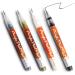 1/4pcs nail art painting pen acrylic paint graffiti pen quick dry 1mm tip diy nail beauty tool nail pens for acrylic/natural/gel nails (4 colors/set) 4 colors/set