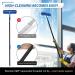 VITEVER Professional Window Squeegee Cleaner Tool with Extension Pole - 2-in-1 Scrubber Cleaning Kit - Buy Online on SooperMarket.com