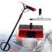 Window Cleaning Pole Kit Water Fed Telescopic Brush Extendable Cleaner Conservatory Roof Extending Rod Water Spray Brush Window Glass Photovoltaic Plate Cleaning 55cm Brush Head 12M/39FT