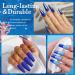 Honey Joy Dip Powder Nail Kit - Starter Set 4 Colors - Navy Blue, Sky Blue, Purple Glitter - No LED Lamp Needed - 7pcs Set for DIY Manicure - Buy Online on SooperMarket.com