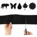 COCOBOO 4 Inch x 9 Feet Hook and Loop Tape  Strips with Adhesive  Nylon Self Adhesive Heavy Duty Strips for Home Office School Car and Crafting Organization - Buy Online on SooperMarket.com