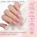 8 in 1 Dip Powder Starter Kit - Clear Pink French White Nude Colors - Daily Makeup Fine Dipping Powder Set with Liquid, Brush Cleaner, Base, Top & Activator - 18g - Buy Online on SooperMarket.com