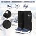 Hikenture Children's Waterproof Gaiters for Winter Hiking - Snow Leg Protection - Durable Black Gaiters for Kids - Buy Online on SooperMarket.com