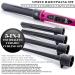 Deluxe Beauty Professional 8 Piece Interchangeable Flat and Curling Iron Set - Instant Hair Straightening and Curling - Pink - Buy Online on SooperMarket.com